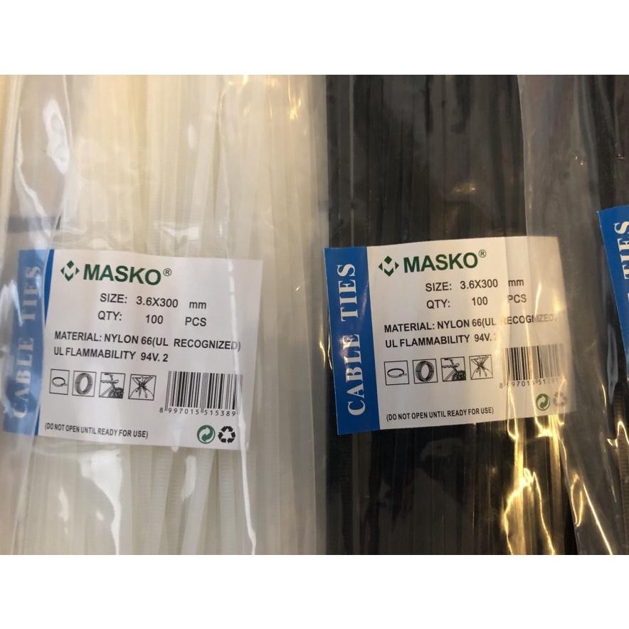 IK Kabel cable tali ties sabuk 3,6x300 mm 30 cm masko