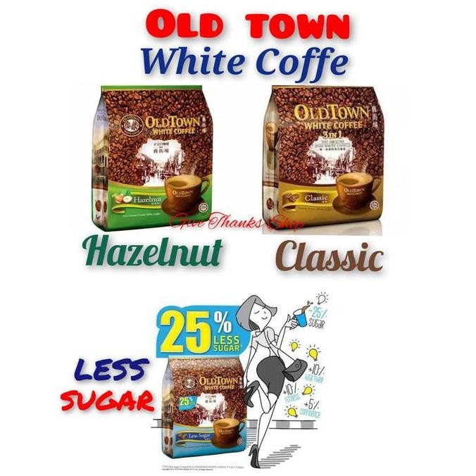 

OLDTOWN White Coffee Hazelnut - Classic 3 in 1 Malaysia