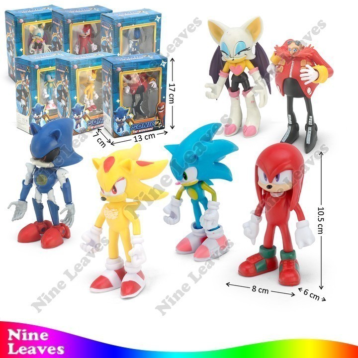 Action Figure Mainan Anak Karakter Sonic Sonic