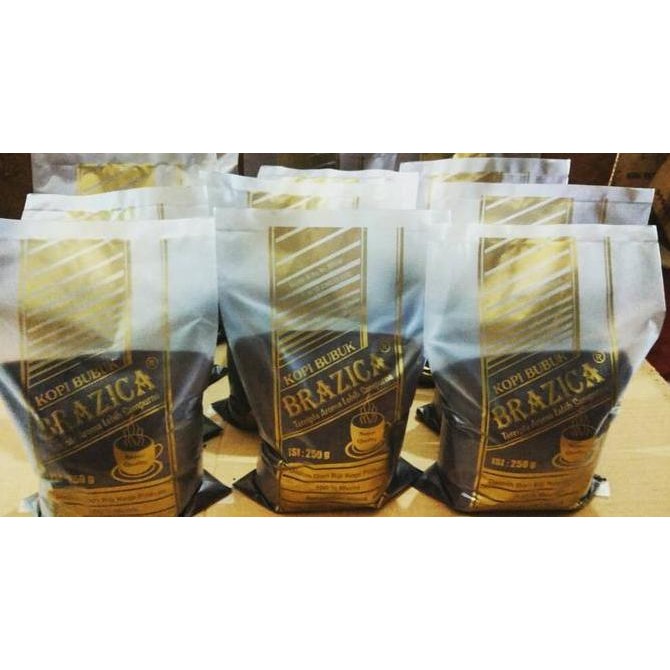 

Kopi Bubuk Robusta Lampung 1 KG "Brazica" Gold Quality