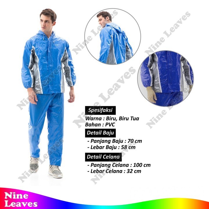 Mantol Hujan Jas Hujan Setelan Celana Neymar Ralen Star