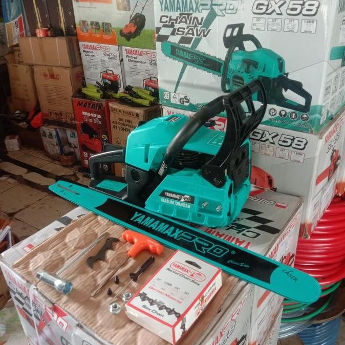 CHAINSAW / GERGAJI MESIN YAMAMAX PRO 22 INCH GX 58 BAR LASER