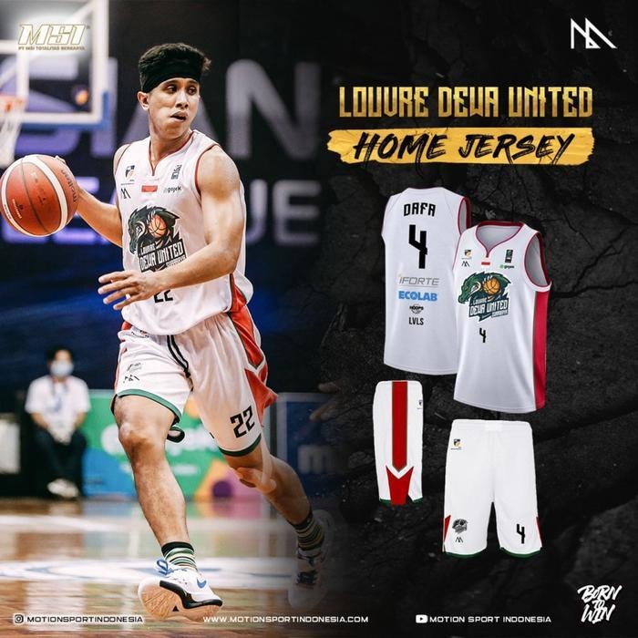 Authentic Jersey Louvre Dewa United By Motion Sport Indo