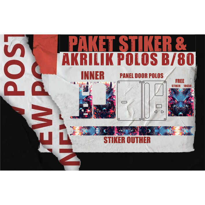 

Terlaris Paket Stiker Vynil Akrilik Polos B80 10 Stiker Garskin Premium Not Casing Bisa Custom *Promo*