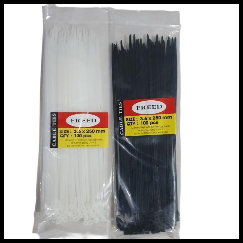 

FREED KABEL TIES PUTIH/HITAM (10CM/15CM/20CM/25CM/30CM)
