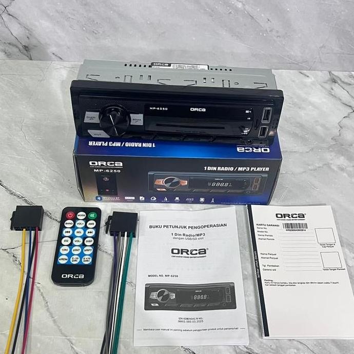 Tape Mobil Single Din Usb Bluetooth Orca