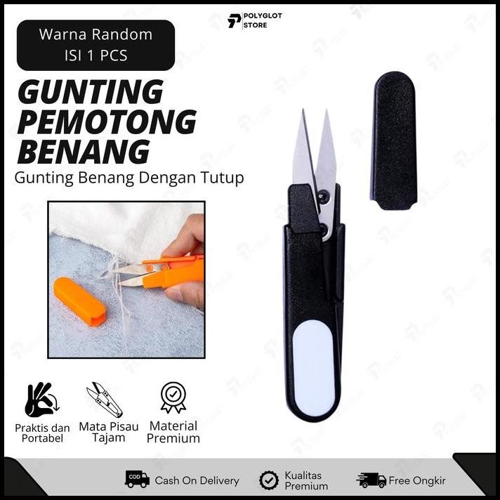 

Gunting Cekris Buang Benang Warna Warni dengan Mata Pisau Tajam dan Tutup Pelindung