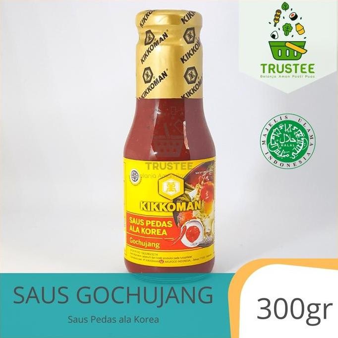 

Kikkoman Gochujang Halal Sauce / Saus Pedas Ala Korea Halal 300Gr Kc Stok Terbatas