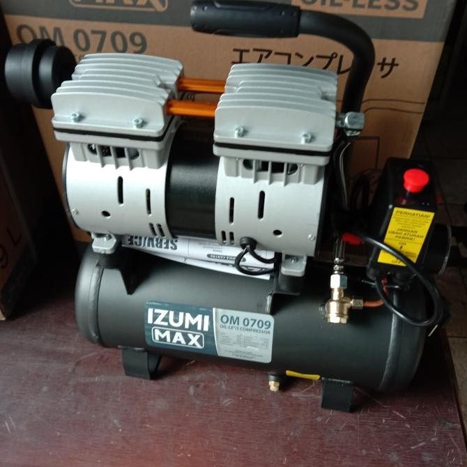 Mesin Kompresor Listrik Sailent 3/4 / Kompresor Izumi 9 Liter