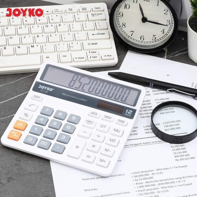 

Fuz-611 Yui-7 Joyko Cc-68 Check & Correct Calculator -Kalkulator Meja Spt Dh-20 Berkualitas