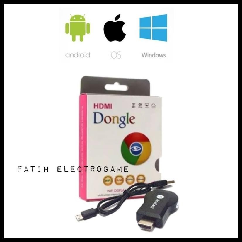 ANYCAST DONGLE SCREEN MIRRORING HP KE TV LED/LCD ALAT UNTUK MENYAMBUNGKAN MENGHUBUNGKAN SEBAGAI PENY