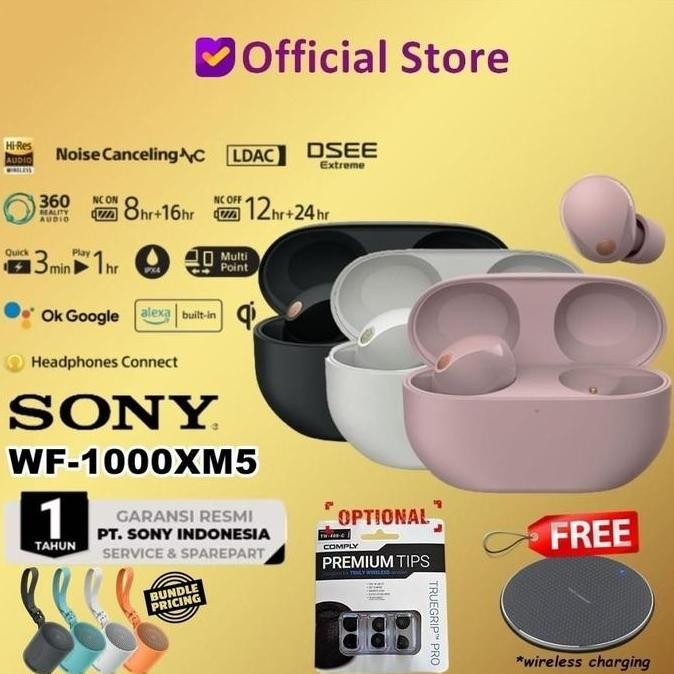 Termurah Sony WF-1000XM5 WF1000XM5 WF1000 XM5 Noise Canceling Truly Wireless