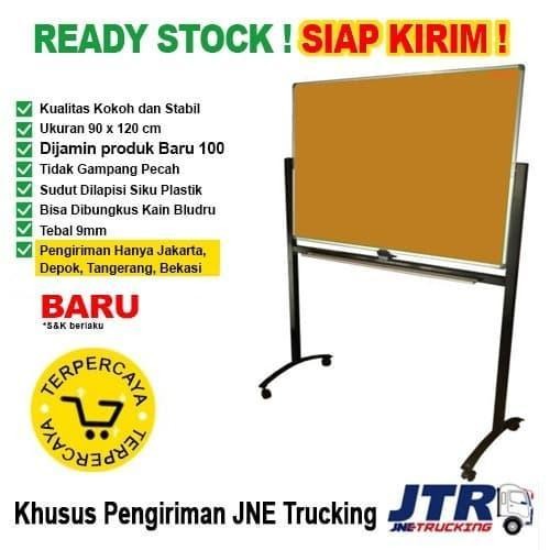

Papan Pin Board / Soft Board Sakana Polos 90X120 ( Kaki )