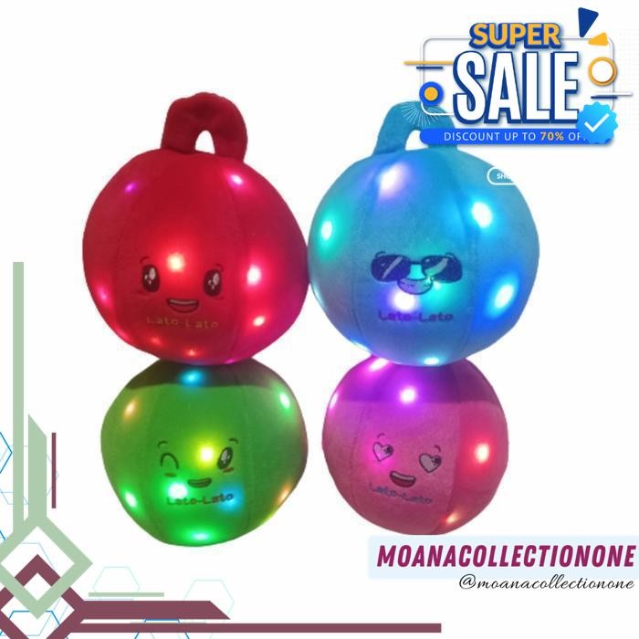 BONEKA VIRAL LATO LATO LAMPU LED NYALA KADO CEWEK TERMURAH