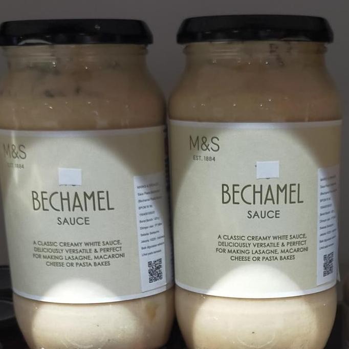 

m&s bechamel sauce saus 400gr can terlaris