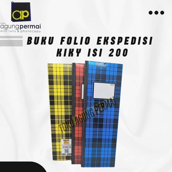 

produk baru!! buku folio expedisi kiky isi 200