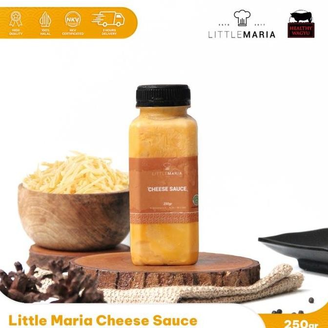 

Diskon! Cheese Sauce Saus Keju Little Maria 250Gr
