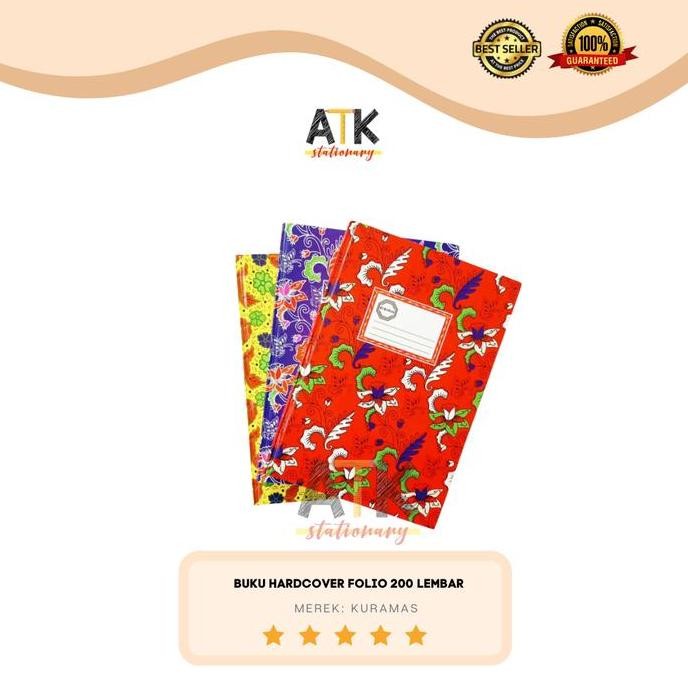 

produk baru!! buku folio hardcover 200 lembar kuramas / buku akutansi atk