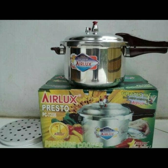 Diskon Panci Presto Stainless 8 Liter Airlux Doble Pluit Dan Karet Cadangan