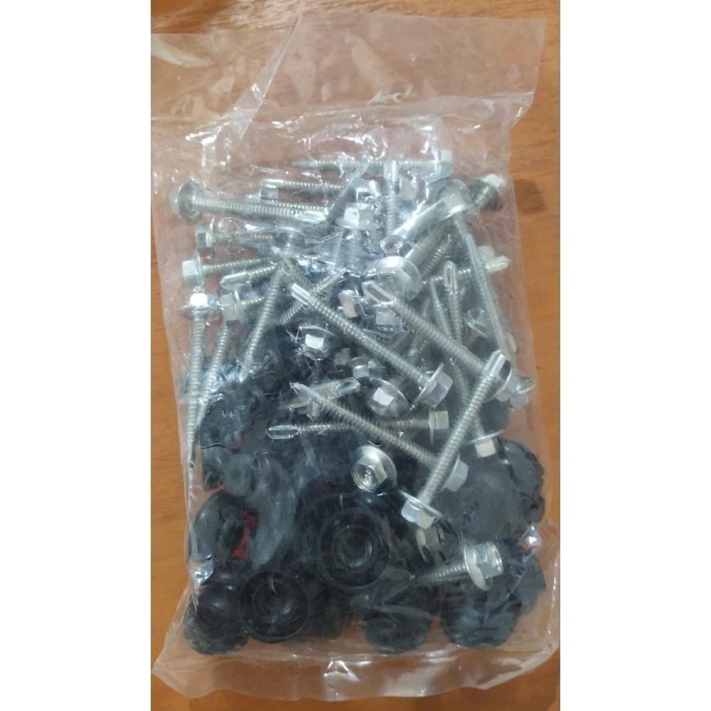 WN Sekrup Skrup Screw Baut 45mm 4.5cm Polycarbonate SolarTuff SolarFlat Solid