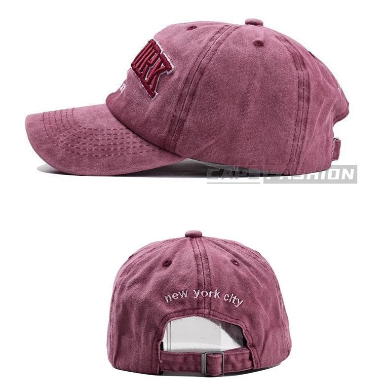 nl-8 Ah67 Topi Baseball for Pria Outdoor Topi Matahari Musim Panas dari Denim Topi Olahraga Fashion 