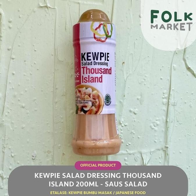

kewpie salad dressing thousand island 200ml - saus salad terlaris