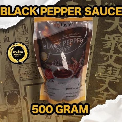 

saus lada hitam black pepper sauce my taste 500 gram terlaris