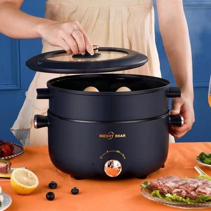 Spesial Panci Listrik Multifungsi 3 In 1 Electric Cooker Pot Panci Presto