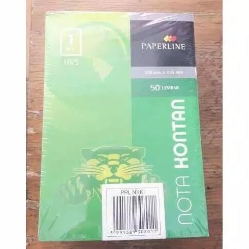 

produk baru!! nota kontan 1 rangkap / ply paperline