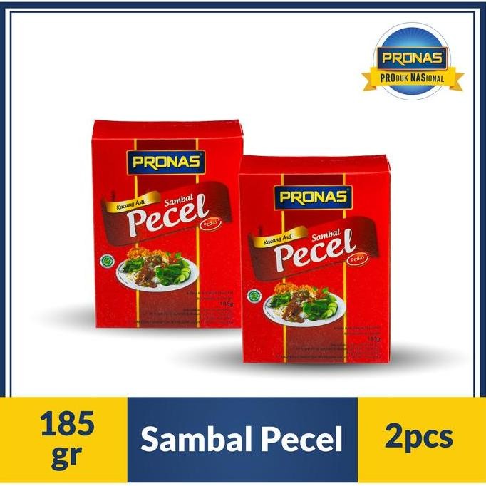 

Tersedia Pronas Pecel Pedas Sedang 185 g bundling 2 pcs