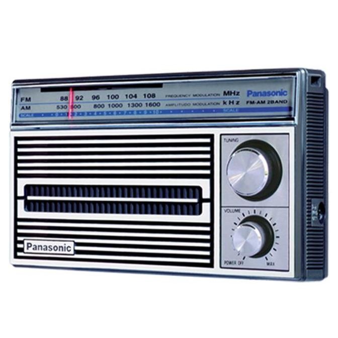 Radio Kecil Panasonic Portable AM FM Portabel Baterai Asli