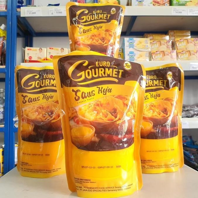 

euro gourmet saus keju 500gr / cheese sauce euro gourmet 500gr terlaris