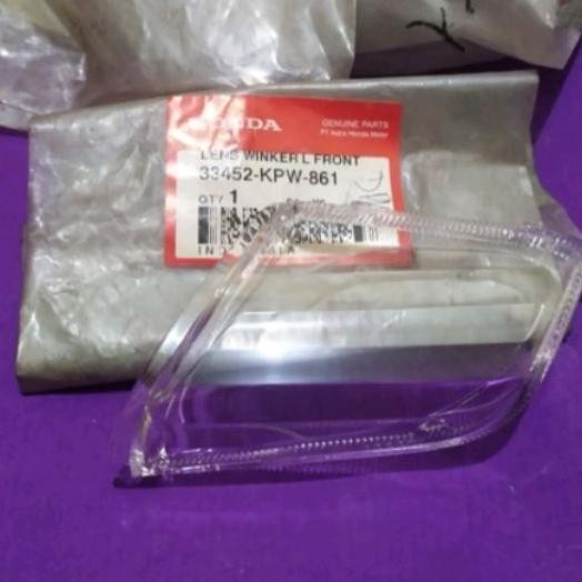 Promo mika kaca lampu sein sen depan Honda Kirana ORI original AHM COD