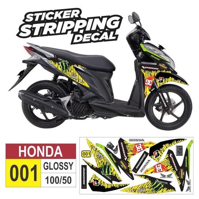 MURAH striping Vario 125 Techno 2012 - 2017 variasi Vario 125 Techno 2012 - 2017 Motor Motorcycle