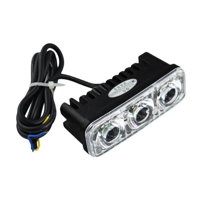 Promo LAMPU SOROT E03 BRT LED CREE RACING 3 MATA TEMBAK 30W TEMBUS KABUT HPL COD