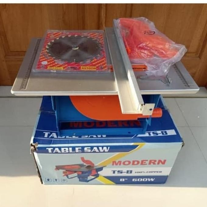 Modern TS-8 Table Saw 8" 8 inch Meja Gergaji Potong Kayu TS8 Mesin