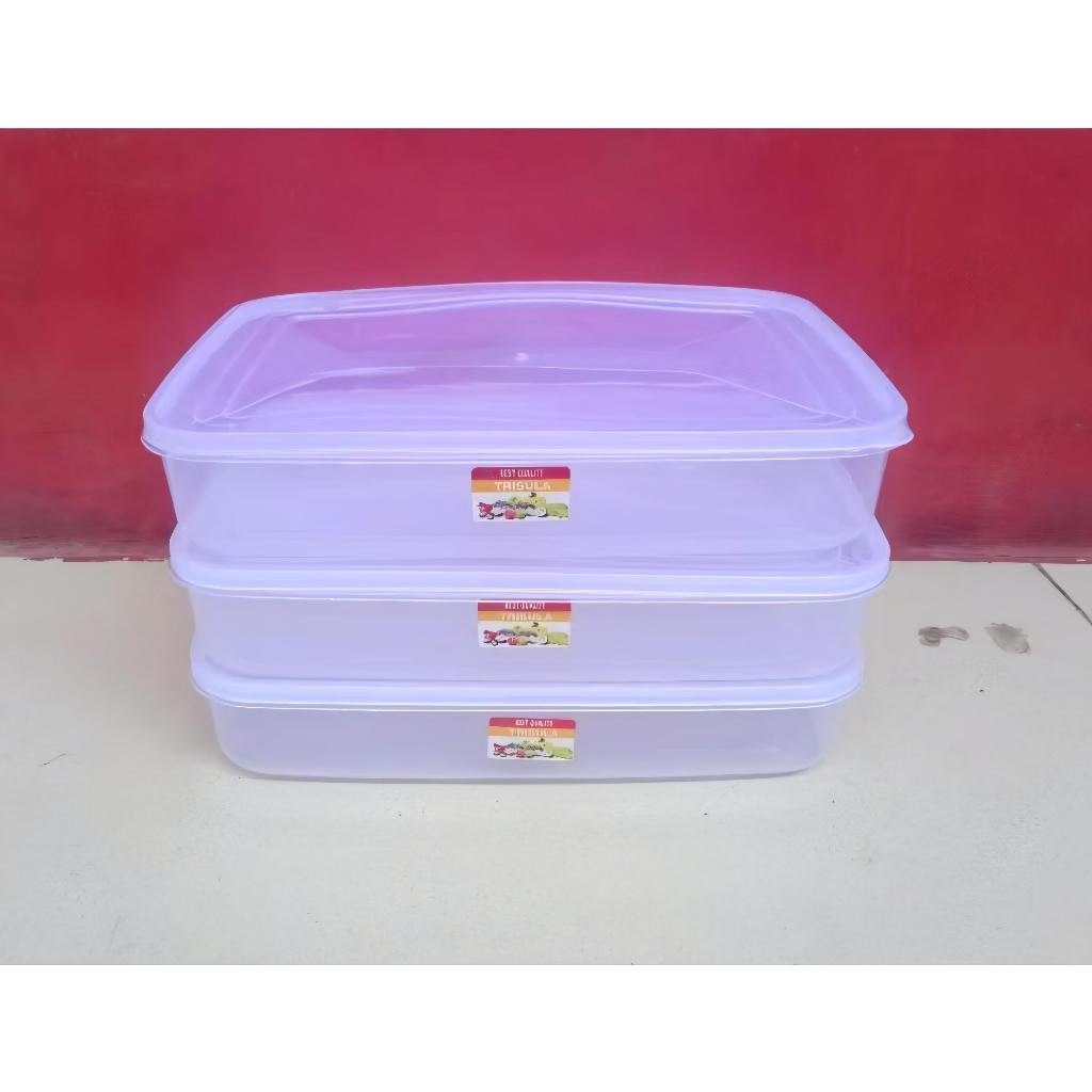 Food Box Penyimpanan Makanan / Kotak Makanan / Tempat Donat / Box Plastik Bening