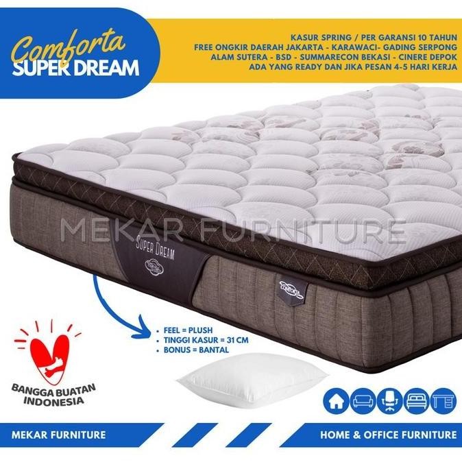 Kasur Spring Bed COMFORTA Super Dream - 120 X 200