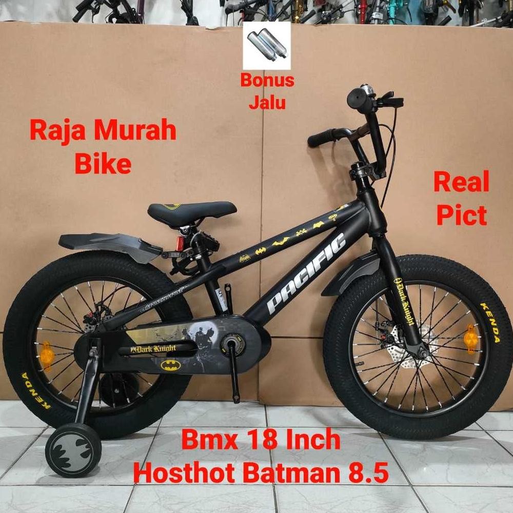 Sepeda Anak Bmx Pacific Batman 8.5 TH 18 Inch Disc Brake Sepeda Anak Laki Laki BMX 18 Inch Batman Di