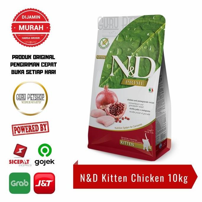Farmina N&D Kitten Chicken & Pomegranate 10kg Grainfree N&D Catfood