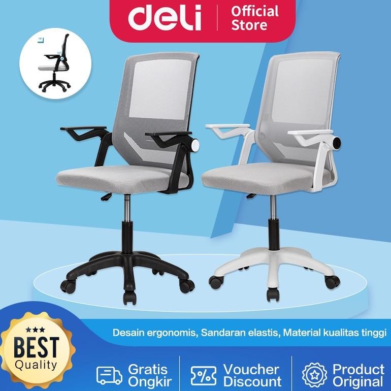 Deli Office Chair / Kursi Kantor / Kursi Kerja Jaring - E4931