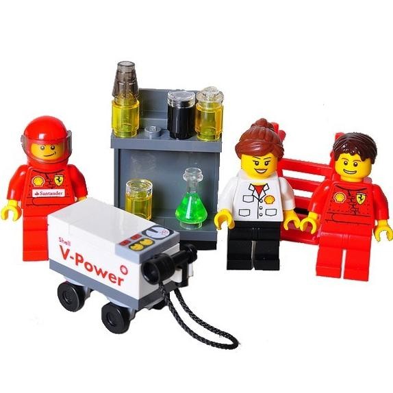 Lego Racers Ferrari pit crew - 30196