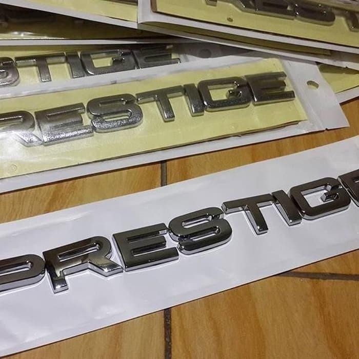 Emblem Logo Tulisan Huruf Mobil Prestige
