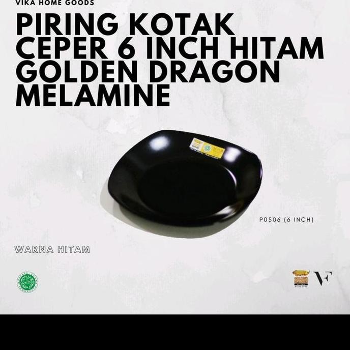 favorit] Piring Hitam Kecil Segi Kotak Saji Sayur Sambal Kue Cake Roti Dessert