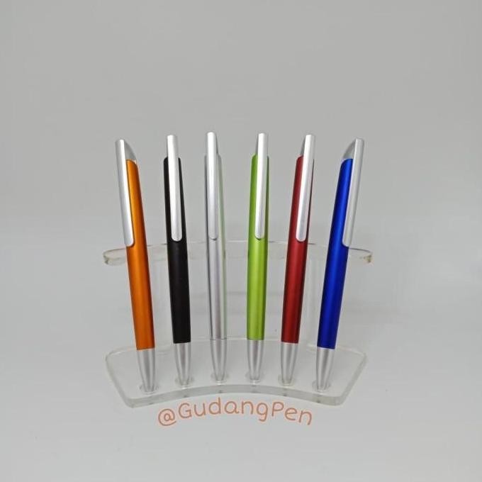 

Pulpen Plastik Promosi Souvenir PP 17 Bisa Cetak Logo Perusahaan