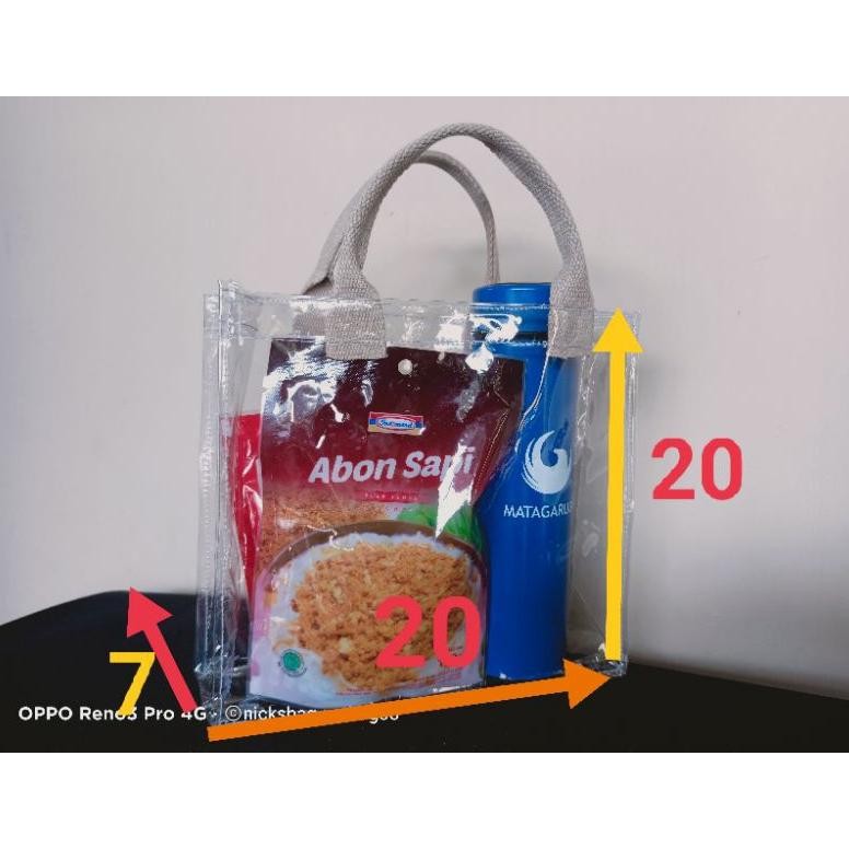 

Ready Tas Mika Pvc Tebal 0,5 Mm Size 20*20*7