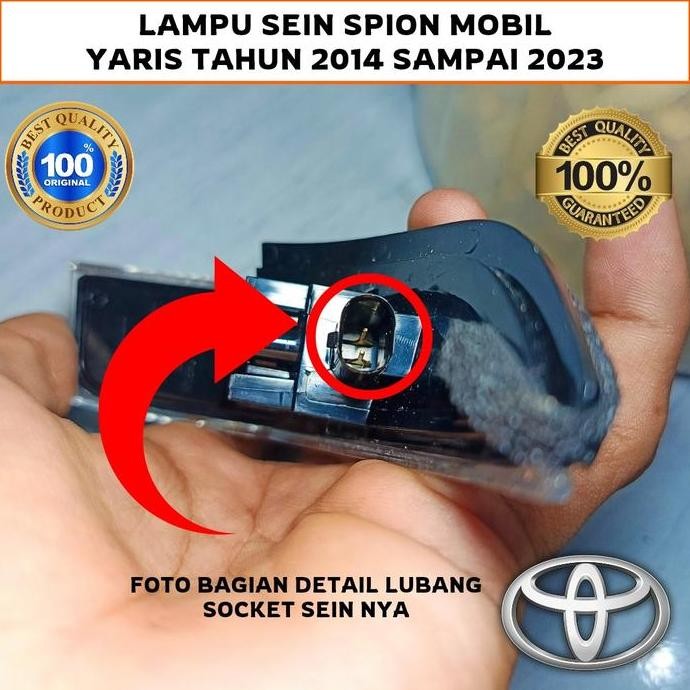 Lampu Sein Spion Yaris 2014 2015 2016 2017 2018 2019 2020 2021 2022 2023 Sein Spion Mobil Yaris Car 