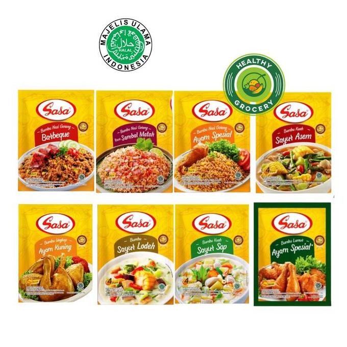 

monggo] Sasa Bumbu Instan All Varian x 5 Sachet