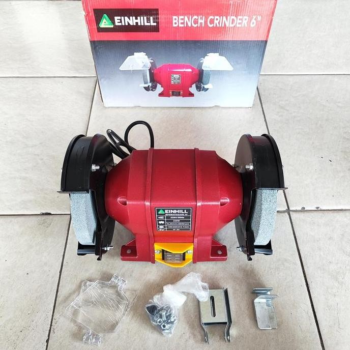 ] Mesin Gerinda Duduk Bench Grinder 6" inch Dinamo 1/3 HP PK Einhill