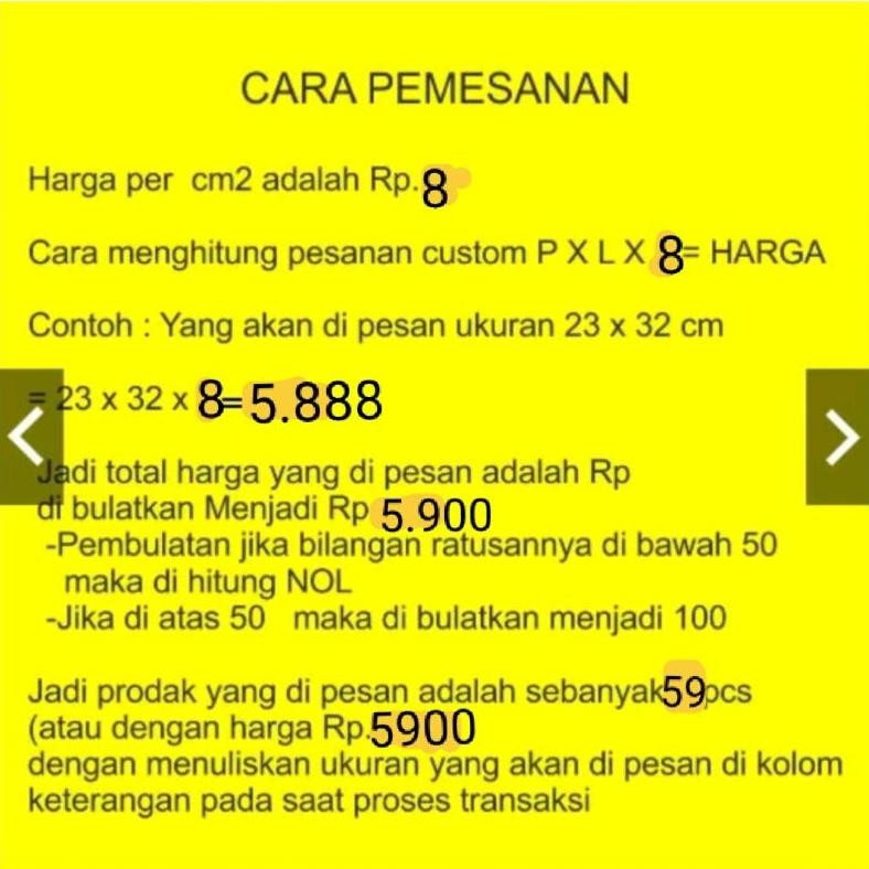 Papan MDF 9mm Custom